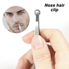 Universal Nose Hair Trimming Tweezers Stainless Steel Eyebrow Nose Hair Cut Manicure Facial Trimming Makeup Scissors Trimmer
