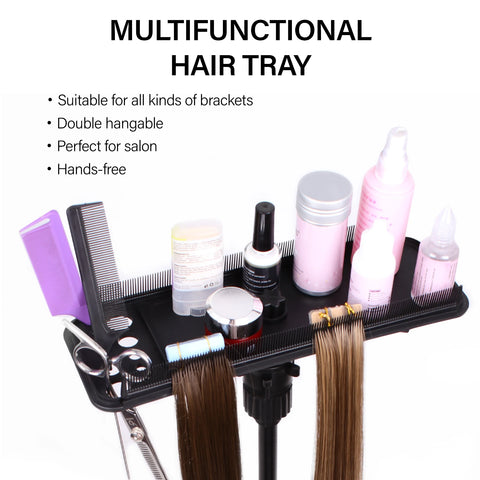 Hair Extensions Rack Holder for Salons Shop Barber Professional Wigs Display Rack Stand Hair Extensions Holder