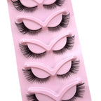 Natural Eyelashes Fake Eyelashes, Transparent Stem, Invisible Fake Mink Eyelashes, Thin Stripes, Cat Eyes, Thin Straps, Soft