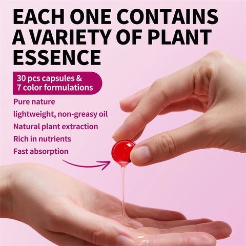 MIX Hair Vitamin Capsule Keratin Oil Fast Restore Soft Smooth Shiny Hair Care Nourish Repair Hair Damaged Splitting Treatment