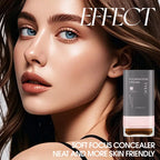 Concealing Foundation Stick 5 Shades With Built-In Brush,  Brighten Lightweight and Waterproof Formula Face Contour Stick Makeup