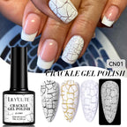LILYCUTE 7ML Reflective Glitter Gel Nail Polish Bright Sparkling Silver Color Semi-permanent Soak Off Nail Art UV Gel Varnishes