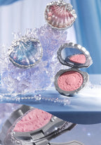 Flower Knows Shell's Jewel Silk Satin Blush Lasting Matte Puffing Natural Brightening Facial Cosmetics 5g