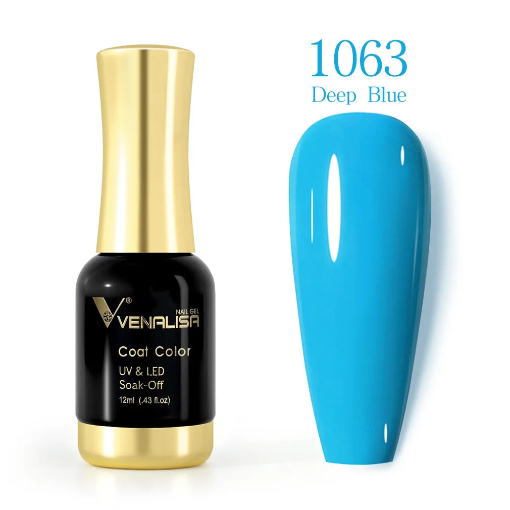 Venalisa 12ml Platinum Gel Nail Polish Super Shiny Effect Nail Gel Perfect Soak off UV&LED Nail Color Foil Chrome Gel Polish