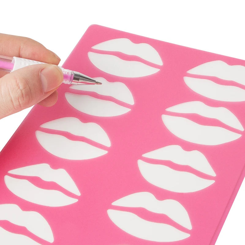 Universal Eyebrow Lip Tools Beginners Friendly Eyebrow Template Skin-Friendly Cost-Saving Eyebrow Stencils For Female