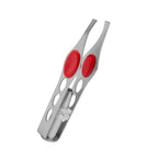 1/3pcs Hot Sales Portable Stainless Steel Button Cell Smart Design Eyebrow Hair Remove Tweezer with LED Light Makeup Tool