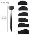 6 In 1 Silicone Eyeshadow Pads Eyeshadow Stencils Eye Makeup Stencils Stamp Eye Makeup Applicator Eyeliner Stencils Beauty Tools