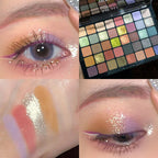 Shimmer Eyeshadow Palette 40 Colors Eye Shadows Matte Glitter Pigment Eye Shadows Wterproof Korean Eye Makeup Palette Cosmetics