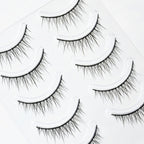 Strips False Eyelashes Full Strip Hard Stem Baby Straight Fish Tail fake eyelash Natural lashes for Double Eyelid Cosplay