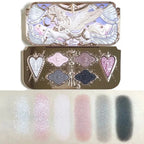 Flower Knows Makeup Swan Ballet Eyeshadow Palette Natural Nude Matte Shimmer Strawberry Cupid Glitter Pigment Eye Shadow Pallete