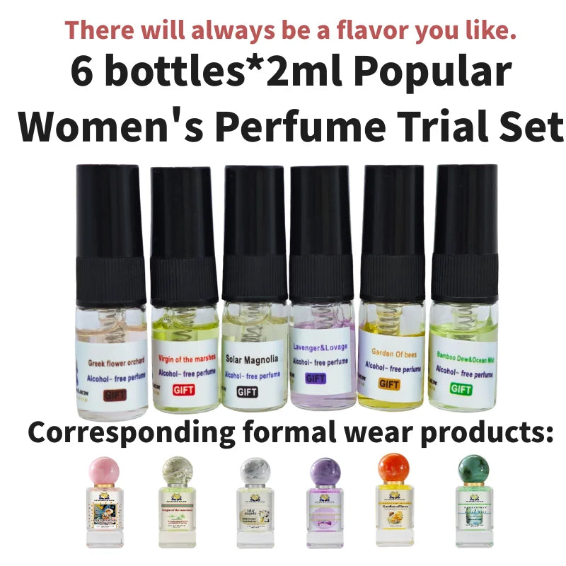 Osmanthus, Peony, and Pomegranate Fragrance Perfume for Women - Crystal Diamond Series, Light and Elegant Scent parfum