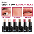 Makeup Face Cream Contour Sticks,Shades with Highlighter & Bronzer & Blush, Non-greasy and Water-resistant Face Contouring Pen