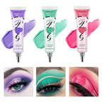 White Dark Matte Eye Shadow Primer Suitable for Oily Eyelid Eye Makeup Base Waterproof and Stain Resistant,Durable Cream Liquid