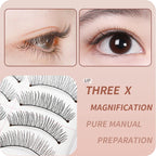 10Pairs Full Strip Lashes Wispy Hand Made Makeup Free Shipping Eyelash Natural False Individual Japanese Maquillaje Coreano