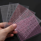 8Colors/Set 3D Love-Heart Nails Stickers Mini Sweet Hearts Self-Adhesive Nail Art Sliders Valentine's Day DIY Manicure Decals 1