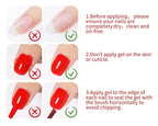 BORN PRETTY 5ml Metallic Painting Gel Polish Strong Silver Effection Nail Art Soak Off Gel Nail Polish Silver Mirror Gel