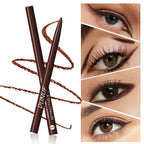 Waterproof Matte Blue Eyeliner Gel Pencil Ultra-fine Smooth Quick Dry Non-Smudge Easy Wear Black Brown White Eyeliner Pen Makeup
