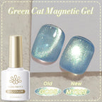 BORN PRETTY 10ml Dark Red Cat Magnetic Gel Nail Polish for Winter Nails DIY Jelly Glass Silver-Light Varnis Semi Permanent