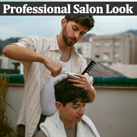 4Pcs Styling Comb Set for Men Hair Styling - Wide Tooth Comb  Hair Pick Texture Comb Slicked-back Undercut  Anti Static Comb