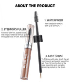 Eyebrows Gel Pen Eyebrow Cream Long Lasting Waterproof Tattoo Liquid Black Eye Brow Makeup Pencil