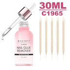 Makartt Super Strong Nail Glue and Glue Remover ,Quick Glue Debonder | Easy Removal with a Dropper Applicator For Press On Nails