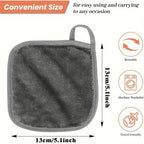 12PCS Makeup Remover Pads Reusable Pads Makeup Eraser Microfiber Facial Towel Face Cleaner Cleaning Wipes Skincare Tools