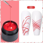 AWStorG 5ML Super Silver Metallic Gel Nail Polish Metal Effect Painting Gel Chromes Varnis Semi Permanent for Nail DIY