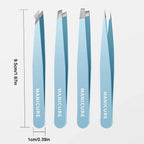 New Colorful Hair Beauty Fine Hairs Puller Stainless Steel Slanted Brow Clips Removal Makeup Tools High-Quality Eyebrow Tweezer