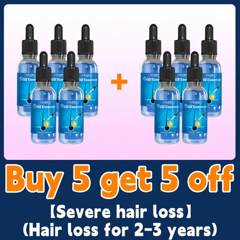 WPRBREGT blue bottle.hair growth essential 0iI. Say goodbye to baIdness. The secret 0f thick hair hair growth serums