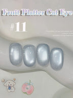 MIANEL 12ML 1-12pcs Jiannan Bistro Cat Eye Gel Nail Polish Blue Nails White Nails Pink Nails Nail Art Use Nail Supplies