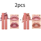 Lip Tint Pen, 6 Colors Available, Matte Water Lipstick, Non-Stick Cup, Long-Lasting, Smooth Lip Liner and Lip Stain Combo