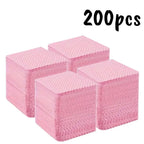 20-600pcs Lint-Free Nail Wipes Gel Cleansing Tissues Aluminum-Free Nail Polish Remover Pads for Nail Beauty Cleaning Care Tool