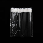 50 Pcs Disposable Lip Brush Makeup Tools Hollow Lip Wands Nylon Lip Gloss Stick Applicator Lipstick Wands Set Cosmetic Tools