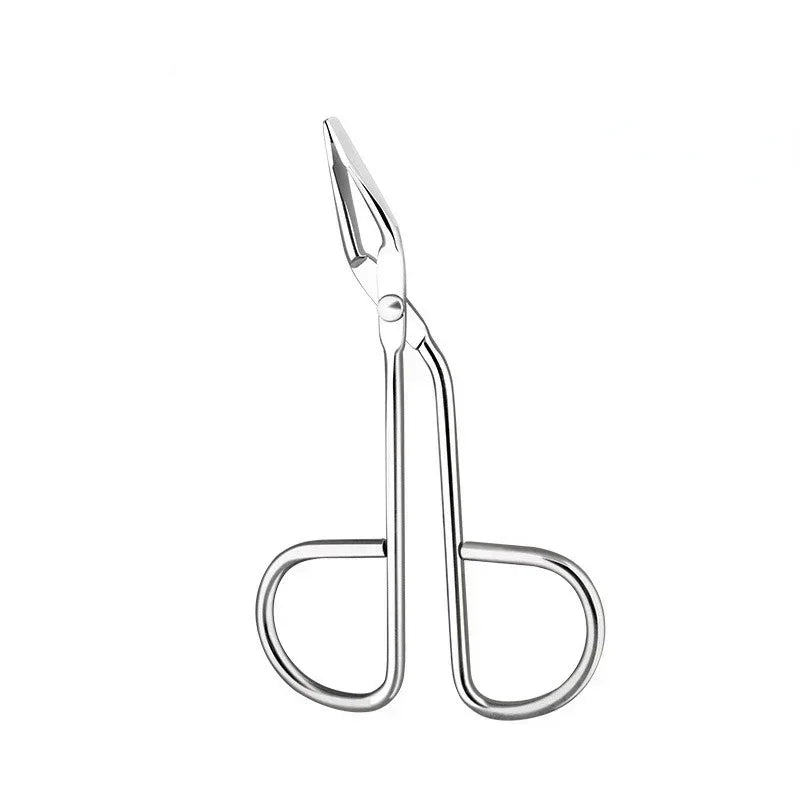 New Elbow Eyebrow Pliers Clip Scissors Tweezers Straight Pointed Stainless Steel Eyebrow Plucking Makeup Beauty Tools