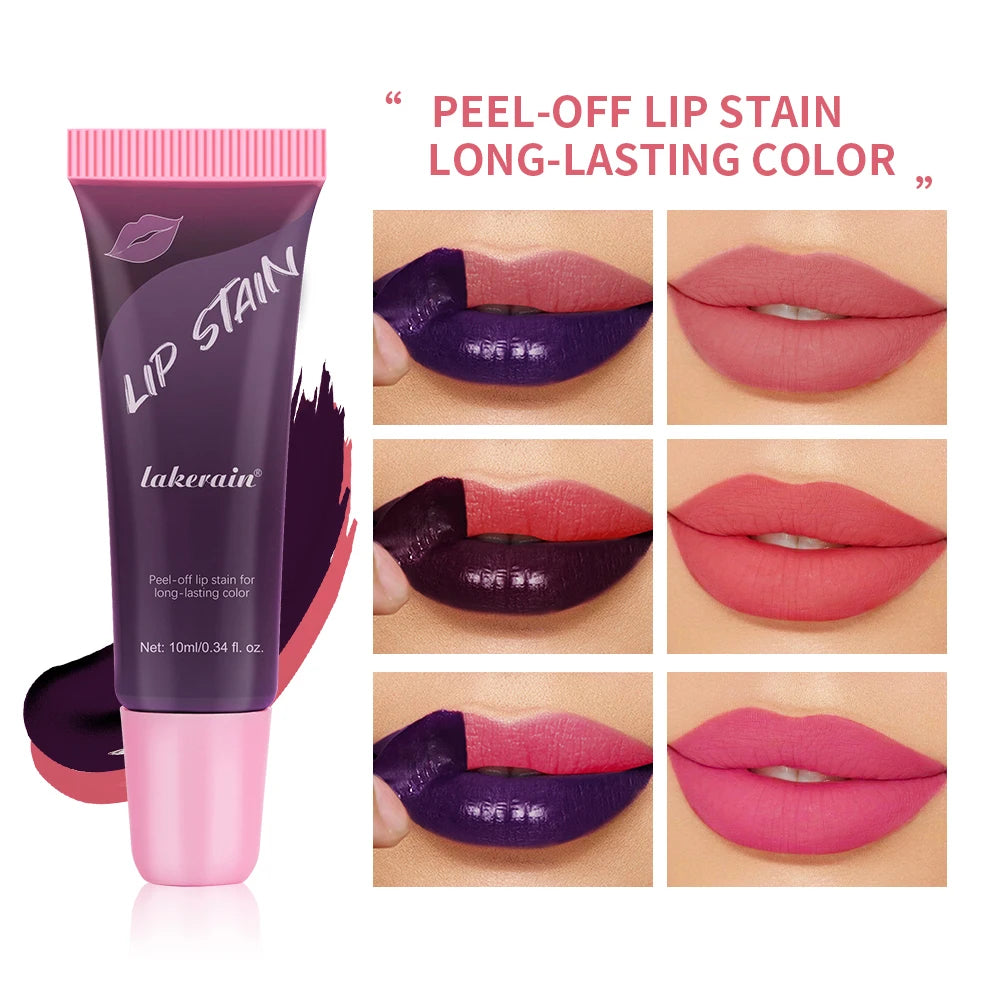 Peel Off Lip Stain Waterproof Resistant Lipsticks Cheap Lip Gloss Matte Tick for Lips Labios Inks Tattoos Makeup Ink Tint
