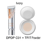 DPDP Foundation and TFIT Powder Set Yed Primer Natural Concealer Perfect for All Skin Base Makeup Korea Cosmetics Kit