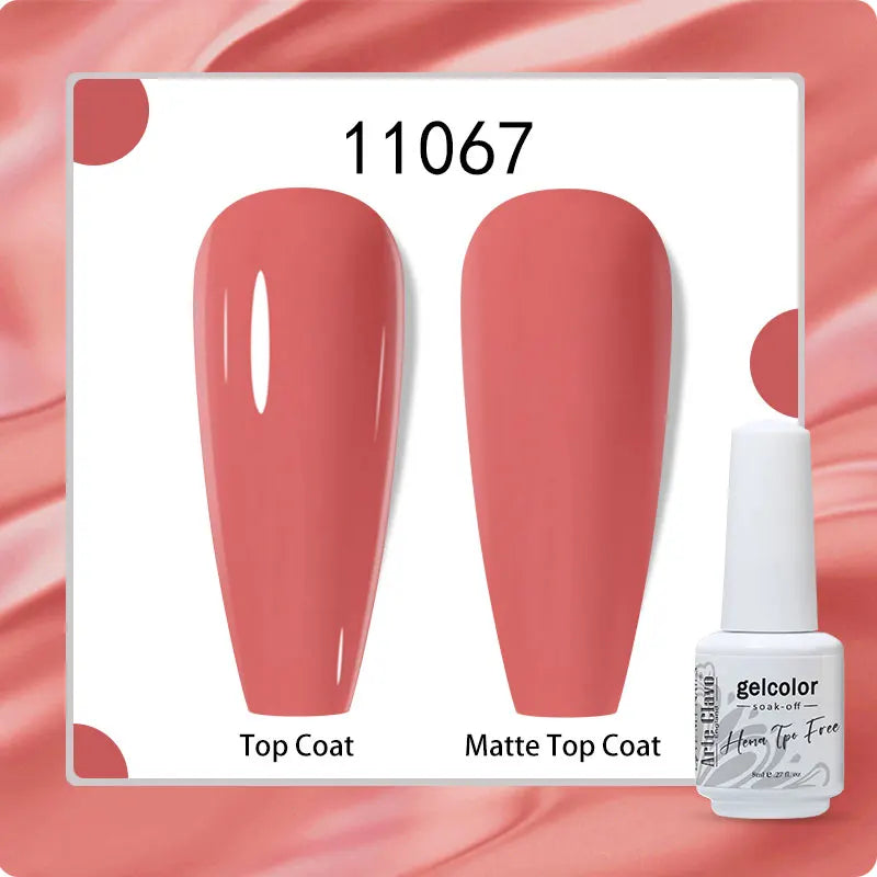 Arte Clavo 8ml HEMA TPO Free Gel Nail Polish Nail Art Manicure Semi Permanent Gel UV Hybrid Varnishes Base Top Coat Enamels New