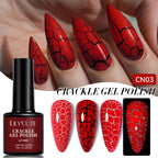 LILYCUTE 7ml Metallic Gel Nail Polish Red Chrome Effect Soak Off UV Gel Varnish Semi Permanent Nail Art Manicure Base Top Coat