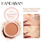8 Color Matte Face Pressed Powder 24 Hours Oil Control Natural Setting Powder Foundation Full Coverage Waterproof Lasting Makeup
