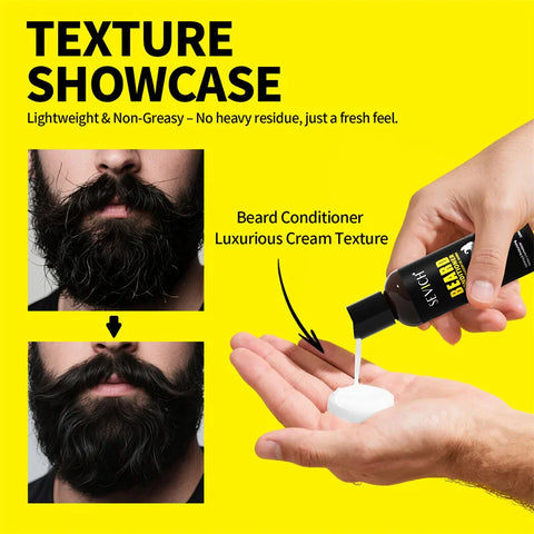 Men's Beard Care Kit Beard Clean Shampoo moisturize Beard Conditioner Beard Wash Natural Beard Care Beard Styling Products