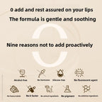The moisturizing lip mask removes dead skin, reduces lip lines, moisturizes and repairs, and prevents dryness and cracking