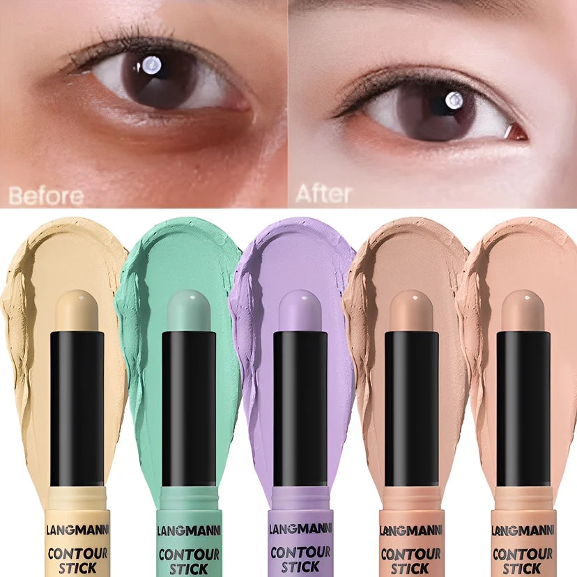 6 Colors Modify Skin Tone Concealer Contour Stick Full Cover Spot Blemish Acne Marks Concealer Waterproof Lasting Face Cosmetics