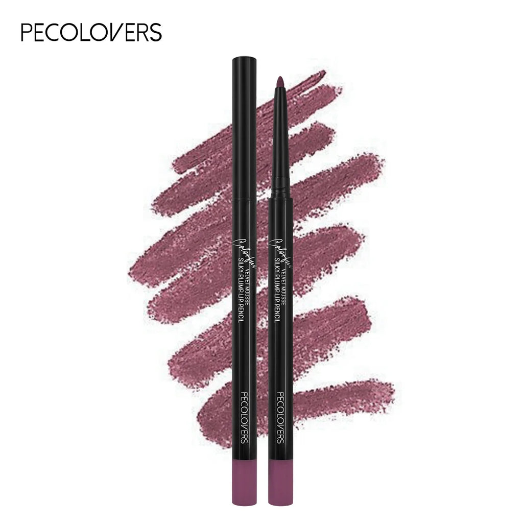 Nude Matte Lip Liner Pencil Lipstick Tint Makeup Waterproof Lasting Non-stick Lipstick Lip Liner Cosmetic
