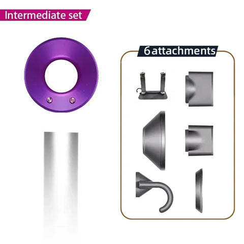 High Speed Bladeless Hair Dryer Negative Ion Fast Drying Home Powerful Hair Dryer Styling Tools 1600W High Speed Hair Dryer