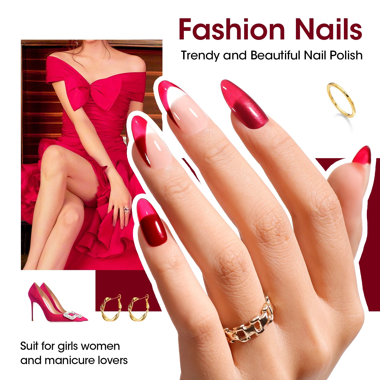 GELLEN Dark Red Jelly Transparent Gel Nail Polish Pink Skin 6pcs Set Quick Air Dry Autumn Winter Nails Polishes 10ml 2026 New
