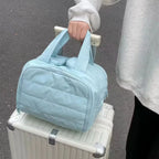 Multi opening makeup bag, suitable for commuting, travel, and home, suitable for makeup and grooming storage
