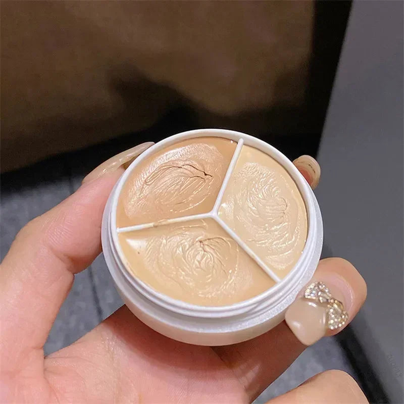 6Colors Concealer Palette Cream Texture Covers Acne Marks Dark Circles Multifunction Face Makeup Lasting Brighten Face Cosmetics