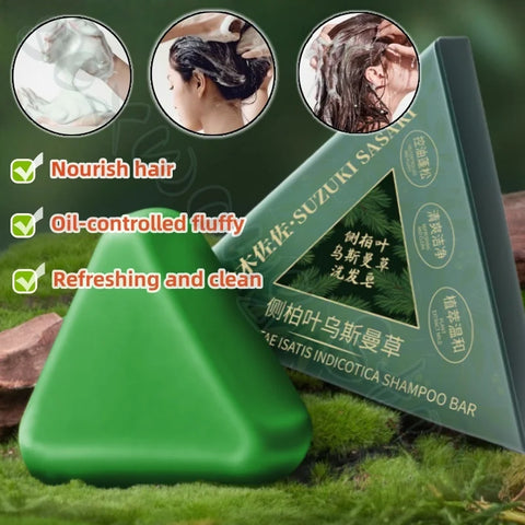 Orchidaceae Usman grass shampoo handmade soap hair nourishing, hair oil control, refreshing, fluffy and soothing hair follicles