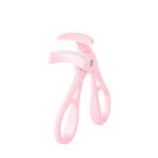 Portable One-Clip Eyelash Curler Wide-Angle Partial Eyelash Curler with Comb Teeth & Rubber Quick Natural Curling Long Lasting