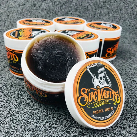5PCS SUCVACITO Hairs Pomade Hair Style Wax Pomade Hair Skeleton Cream Slicked Oil Mud Keep Hair Men Oil not original